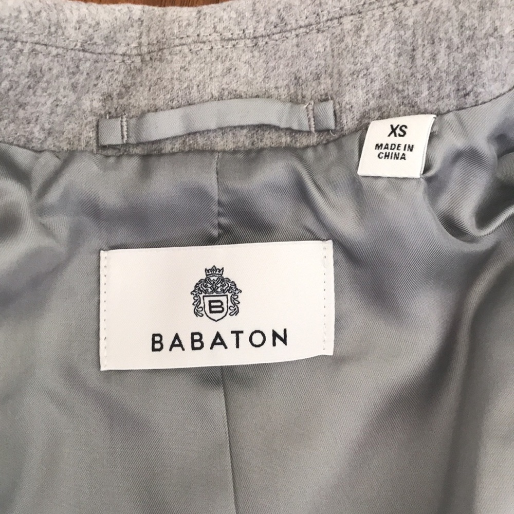 Babaton Gray Blazer Sophisticated Suit Jacket - Picture 4 of 7